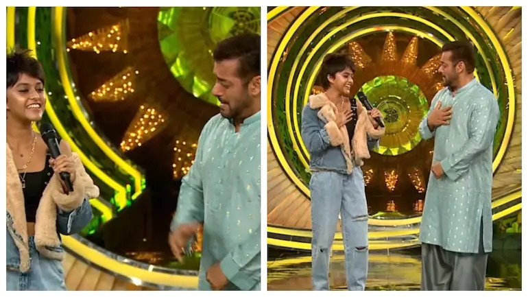 La sensation Internet Yohani fait chanter Manike Mage Hithe par Salman Khan avec elle sur Bigg Boss 15. Vidéo virale