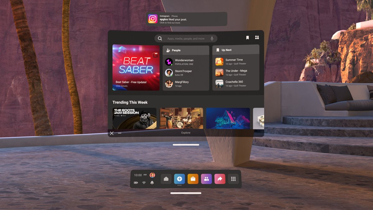 La dernière mise à jour d’Oculus Quest aidera à empêcher les coups de poing accidentels de chien