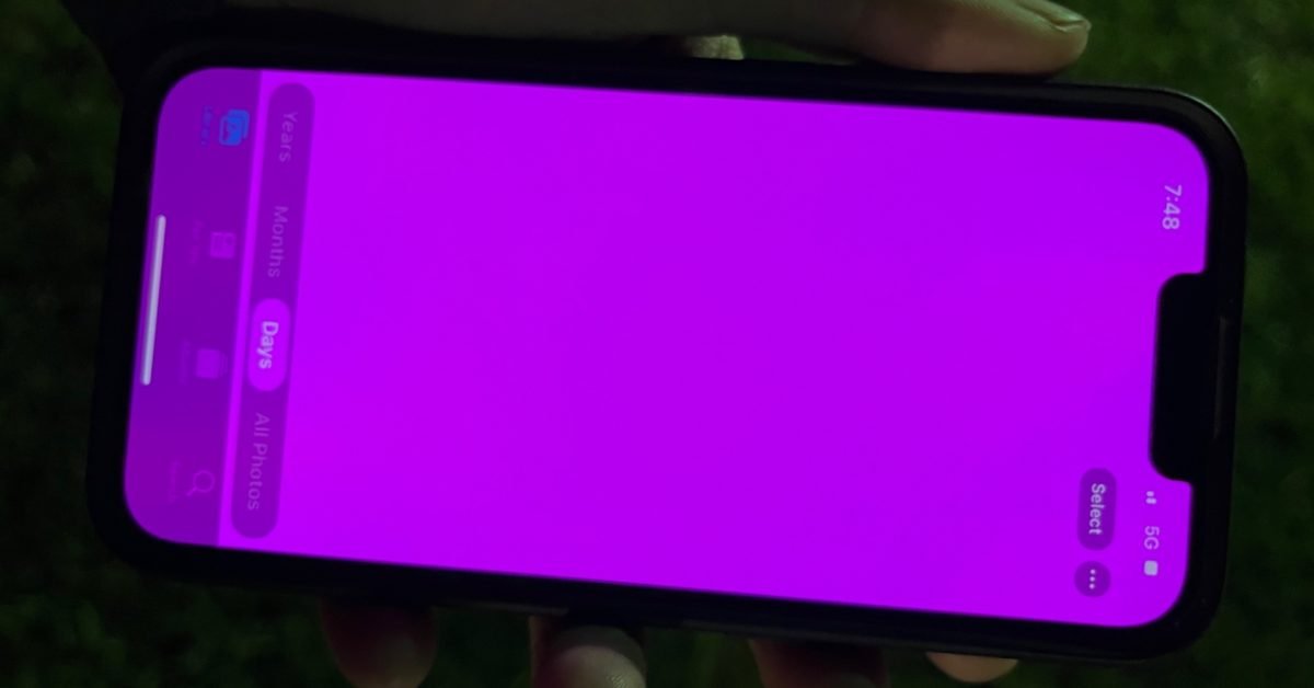 Certains utilisateurs d’iPhone 13 signalent des problèmes d’écran rose, Apple dit qu’il s’agit d’un bogue logiciel