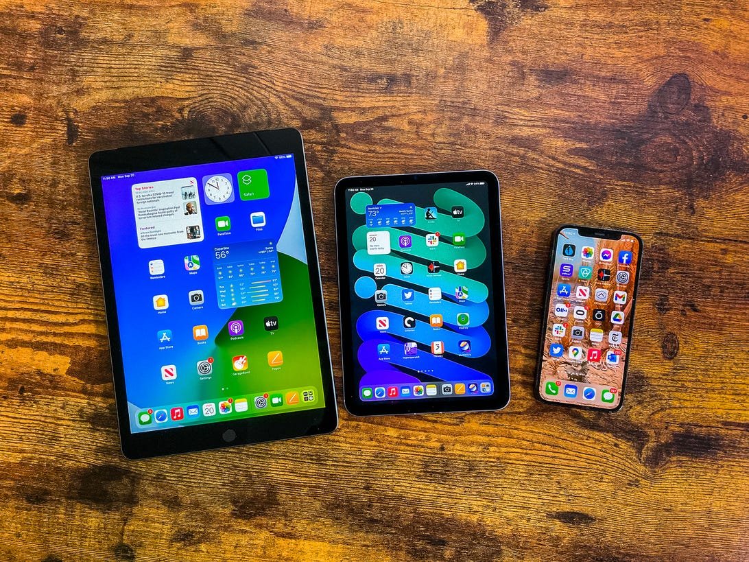 iPad Mini et iPad de 9e génération