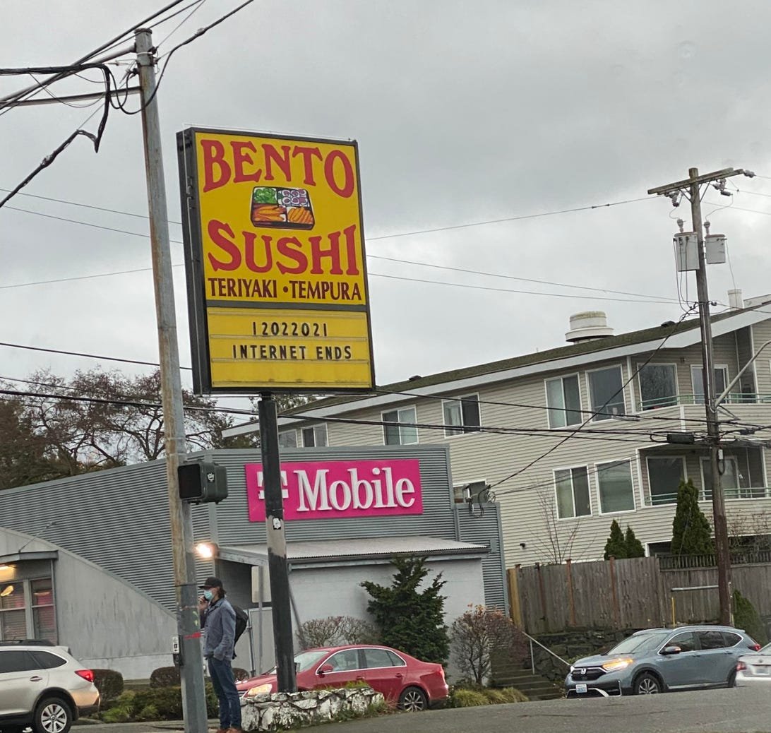 Les panneaux de Seattle affirment qu’Internet se termine jeudi, alors préparez-vous