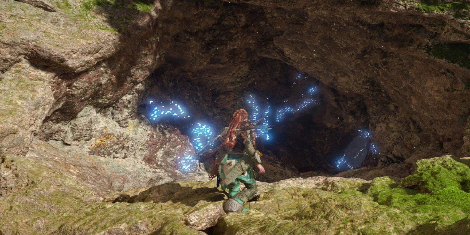 Un joueur d’Horizon Zero Dawn trouve une étrange grotte de poche en explorant