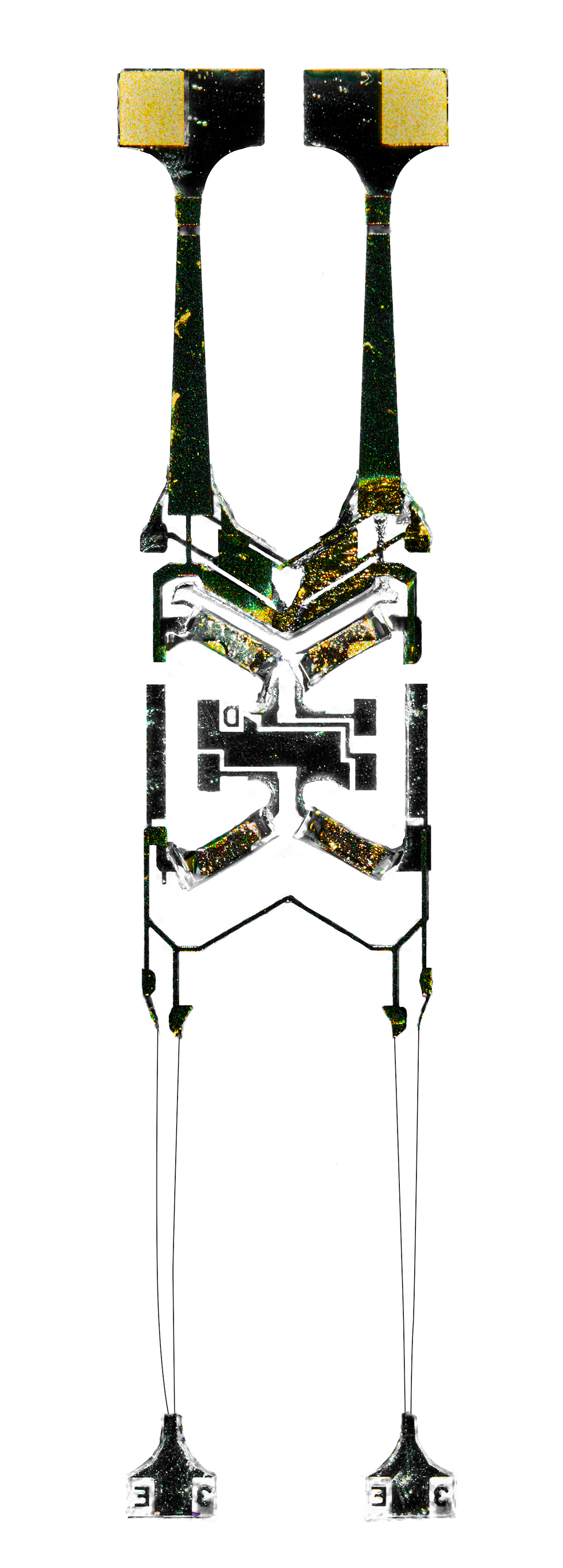 An image of part of a circuit.