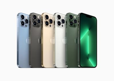 Gamme de couleurs Apple iPhone 13 Pro 2022