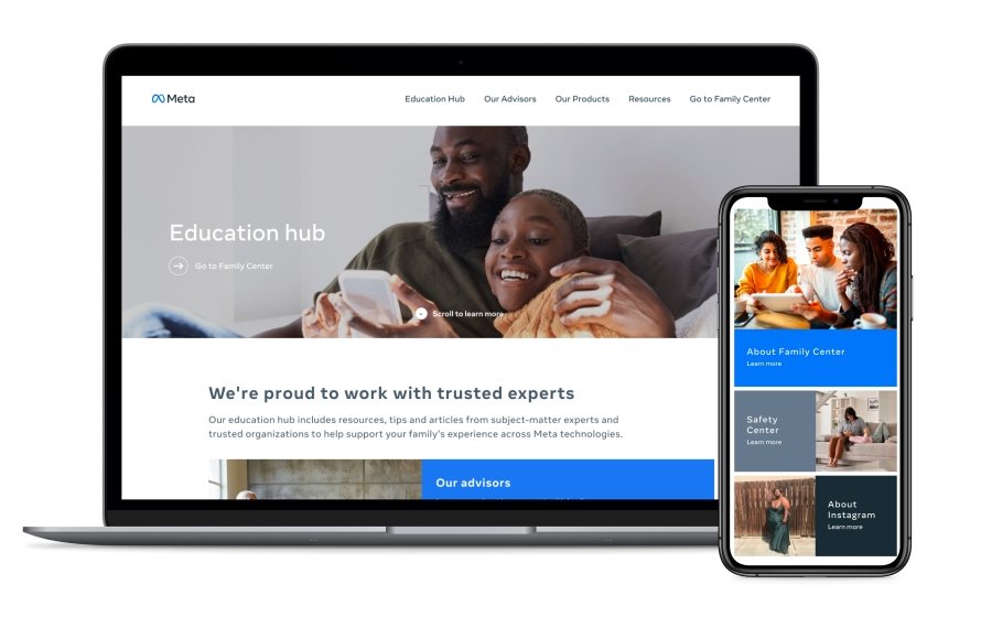 Maquette de produit du centre d'éducation du Family Center