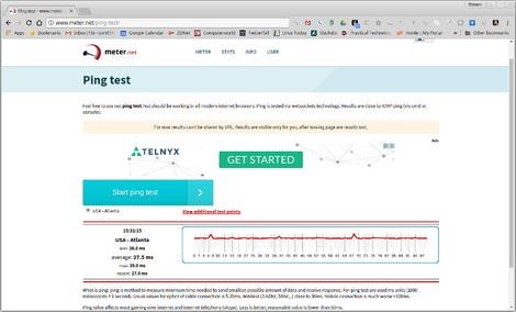 Test de ping