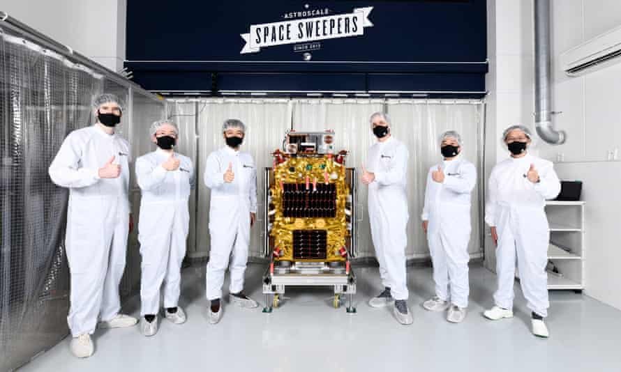 Astroscales end-of-life services demonstration (ELSA-d) satellite.