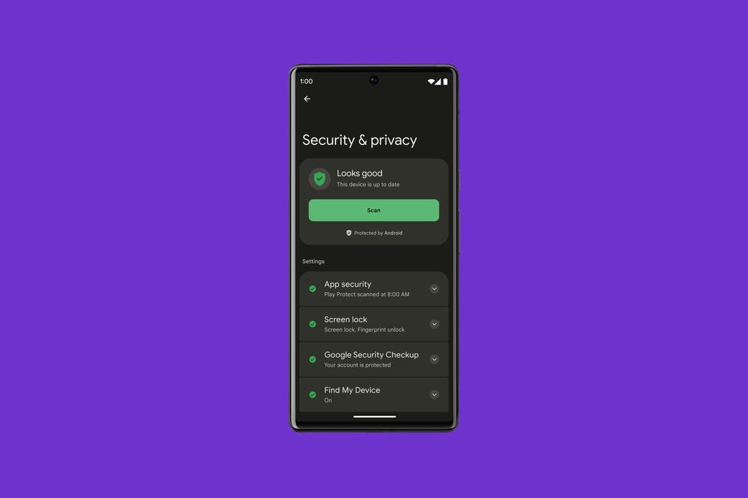 Android 13 : chaque nouvelle fonctionnalité révélée à Google I/O 5 La nouvelle page Sécurité et confidentialité dans Paramètres pour Android 13