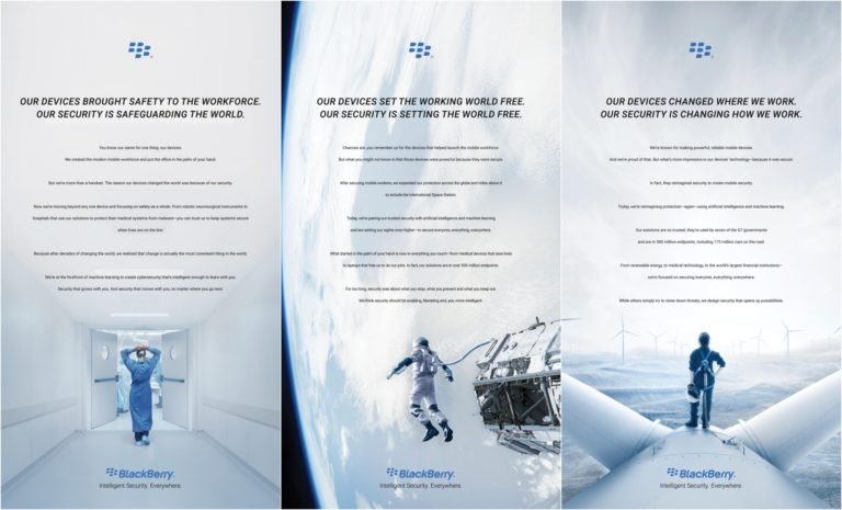 Contenu de marque de BlackBerry - créer la notoriété de la marque