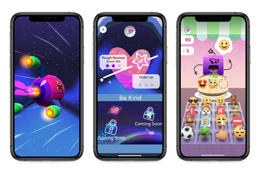 Produits simulés de Pledge Planets sur Messenger Kids