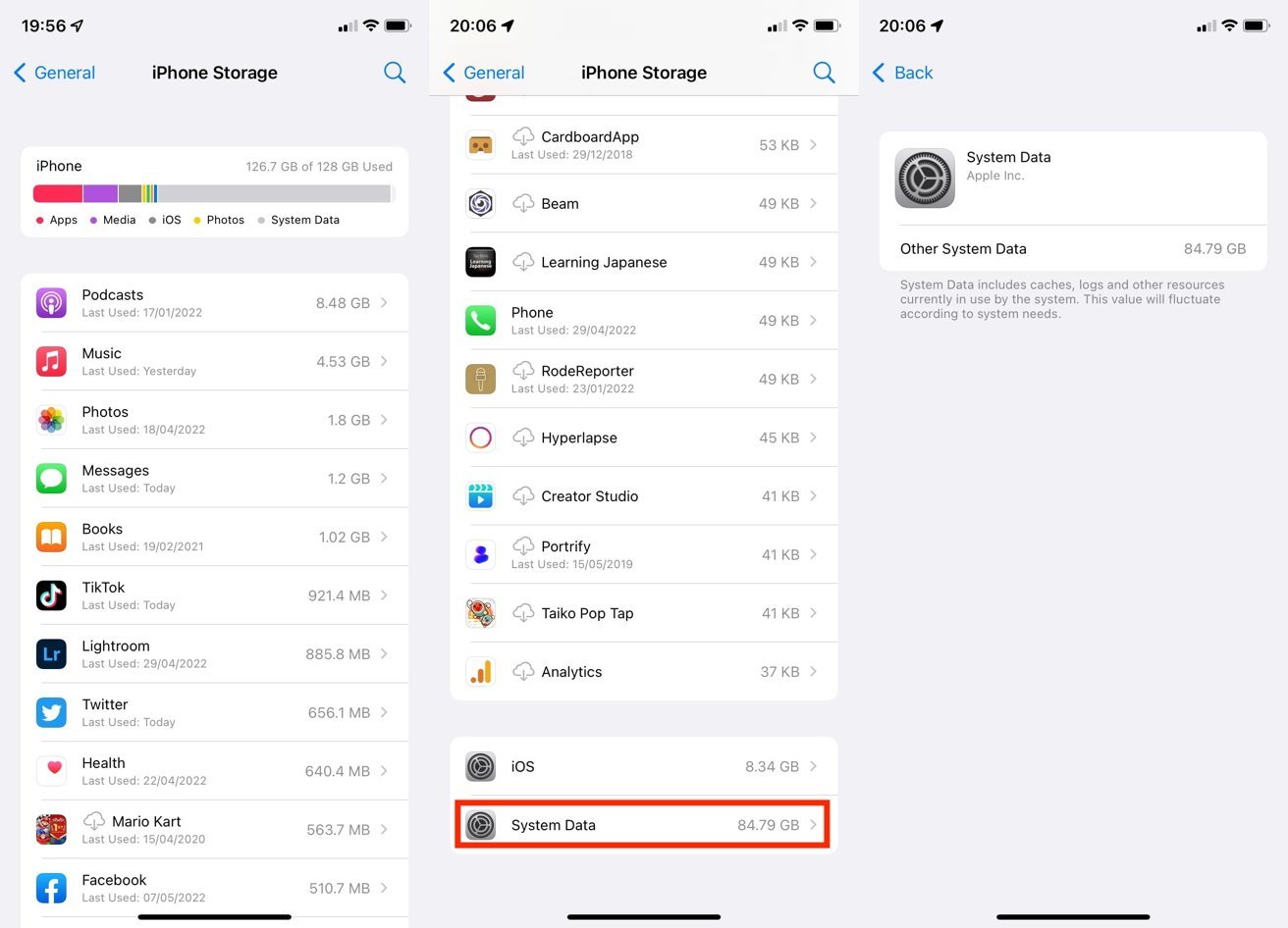 Comment réparer les données système remplissant le stockage de votre iPhone | AppleInsider 1 Les données système ne prennent généralement pas des dizaines de gigaoctets de stockage, mais des problèmes surviennent.