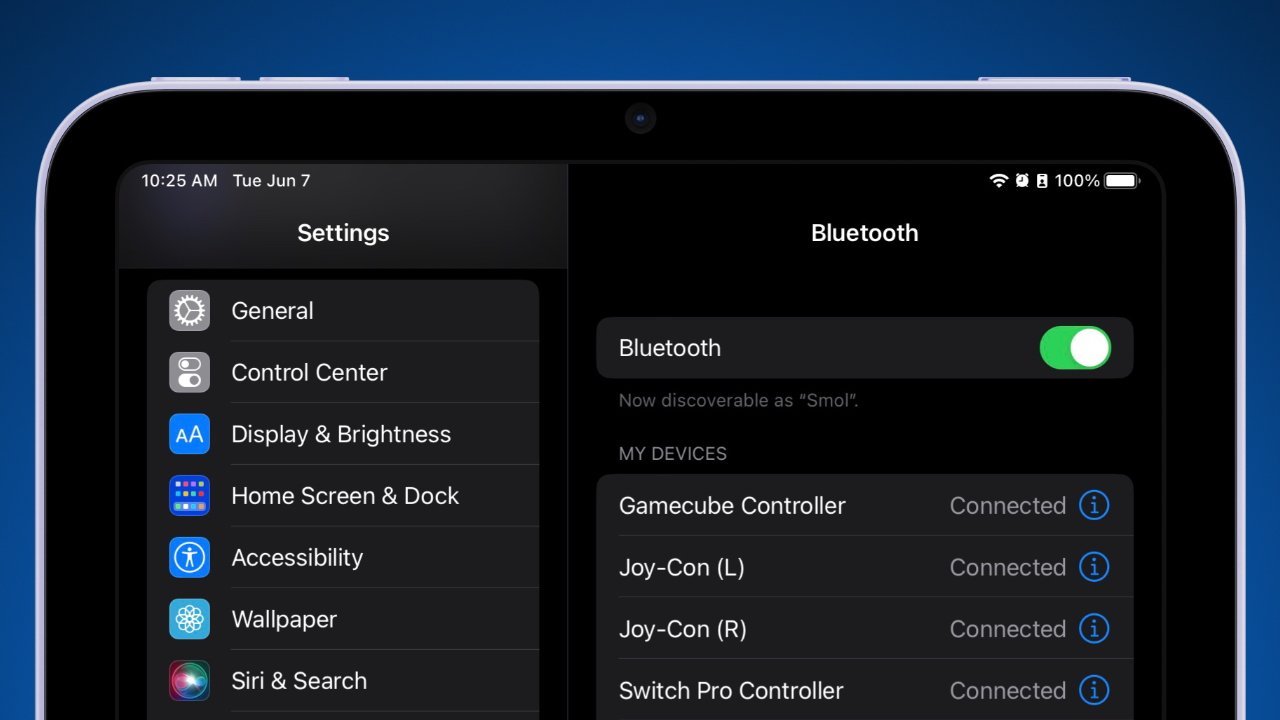 Comment utiliser Nintendo Joy-Cons avec iPhone, iPad, Apple TV | AppleInsider 1 Associez, renommez et connectez-vous aux manettes Nintendo à partir des paramètres Bluetooth