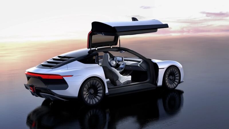 La DeLorean Alpha 5 s'inspire du médiocre coupé à moteur central d'Irlande du Nord.