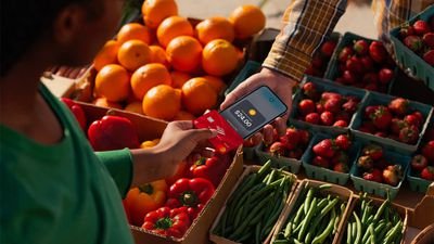 appuyez pour payer sur la carte de crédit de l'iphone