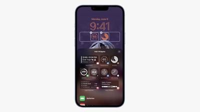 verrouiller les widgets de l'écran ios 16