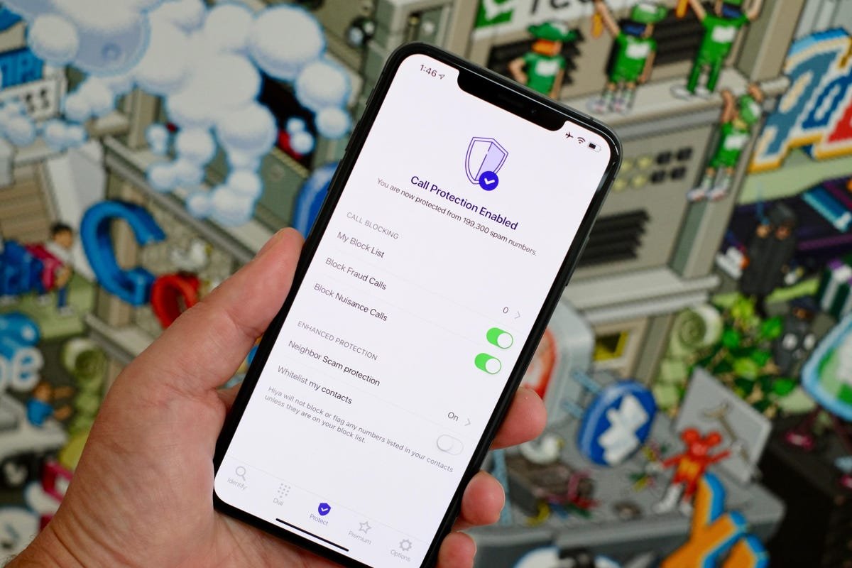 Utiliser l'application Hiya sur un iPhone