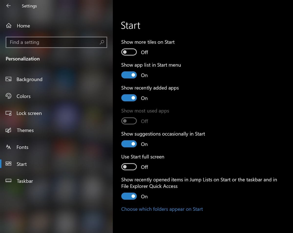 Rester avec Windows 10 ? Modifier ces paramètres par défaut 3 win-10-start-suggestions