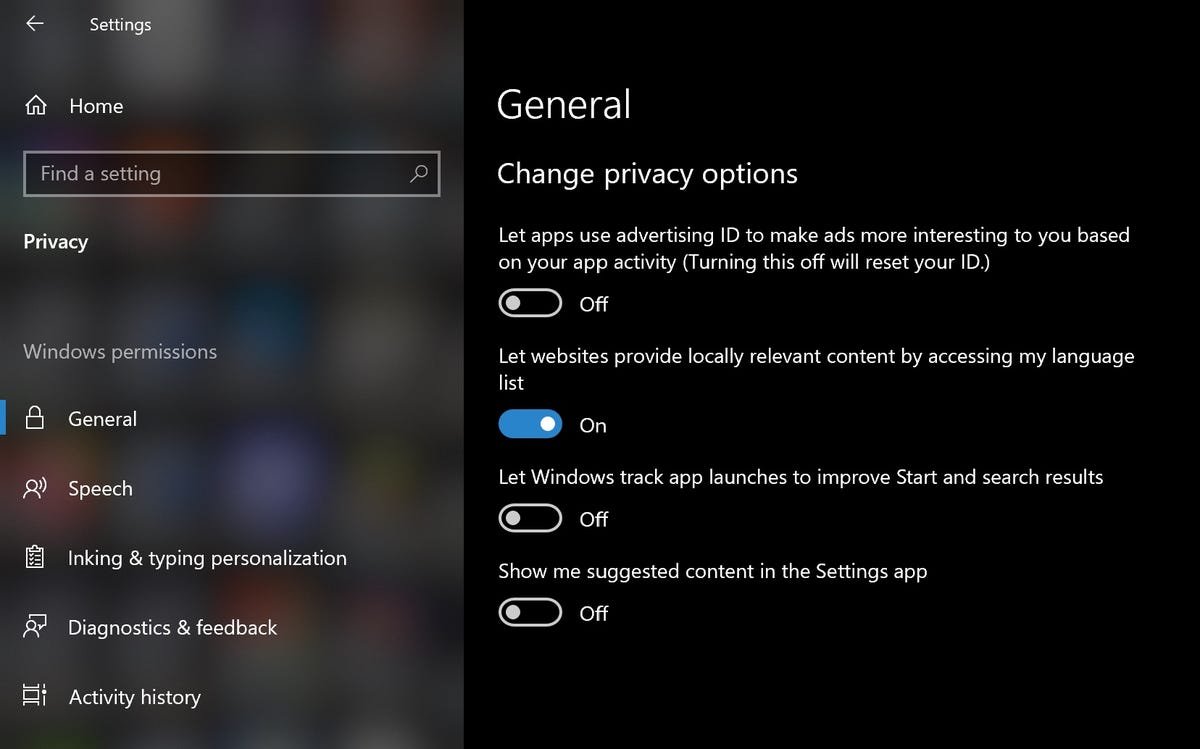 Rester avec Windows 10 ? Modifier ces paramètres par défaut 4 win-10-app-suivi