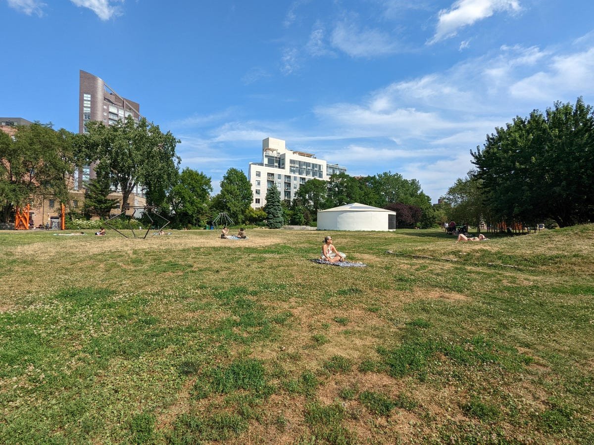 Google Pixel 6A Review: The Best Android Phone Under $500 20 A photo of a park taken with the Pixel 6A's ultrawide camera