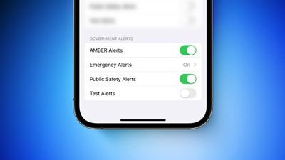 Fonction d'alertes de test de l'iPhone 13