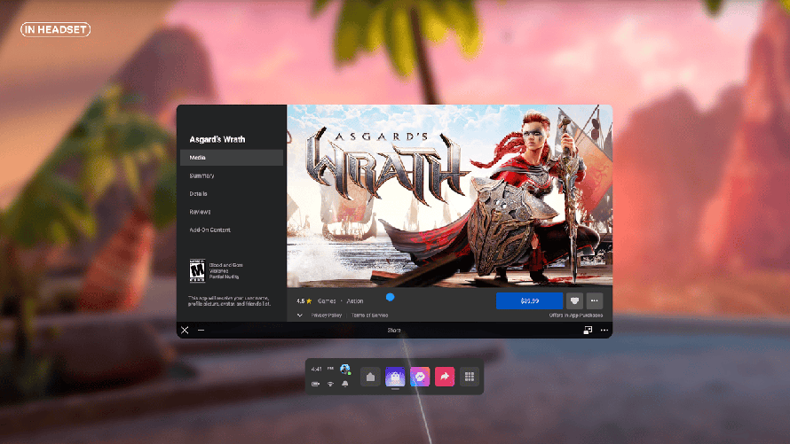 GIF du tableau de bord des parents sur Quest