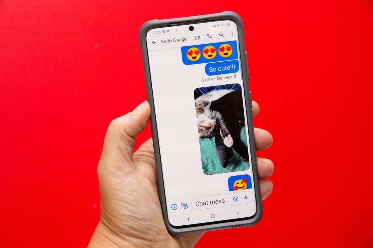 L'application Messages de Google utilise RCS pour les fonctionnalités de type iMessage que vous pourriez souhaiter sur Android 3 Google Messages app with Chat messages