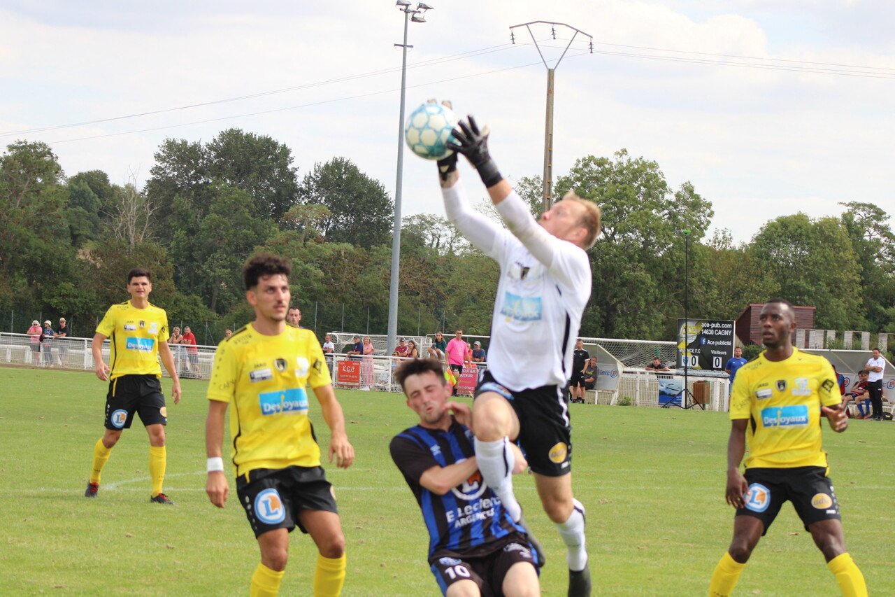 Le FC Muance n'a pas réussi à créer l'exploit face aux PTT de Caen.