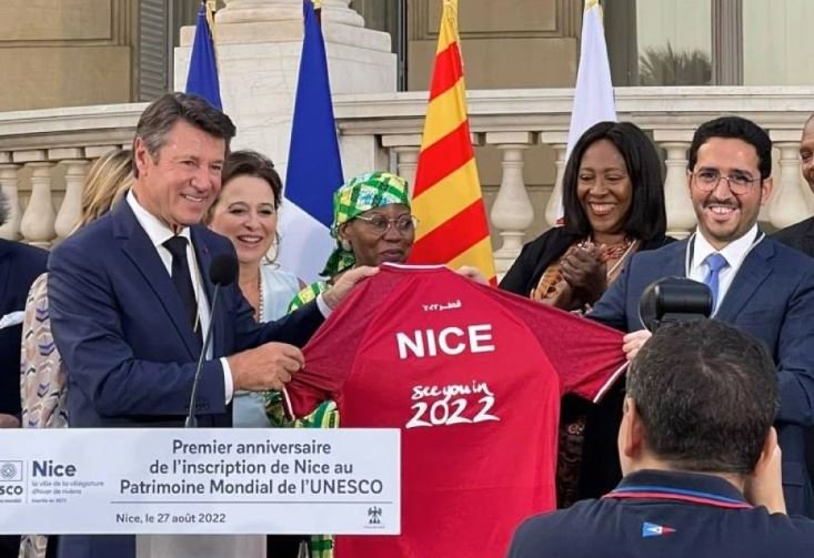 Le Représentant permanent du Qatar auprès de l’UNESCO participe à l’anniversaire de l’inscription de la France sur la liste du patrimoine mondial de Nice