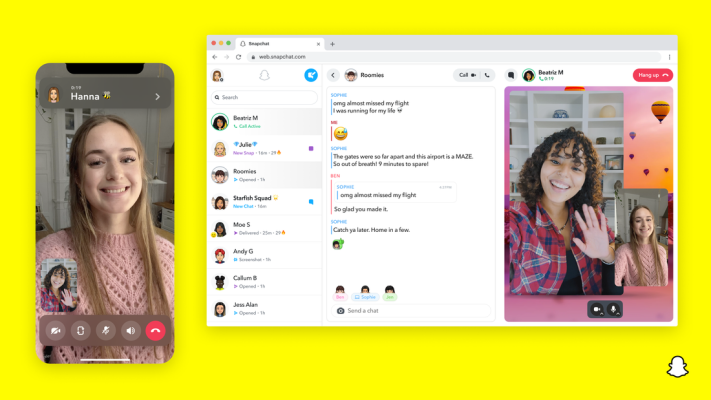 Snap lance Snapchat pour le Web – TechCrunch 1 Snap lance Snapchat pour le Web – TechCrunch