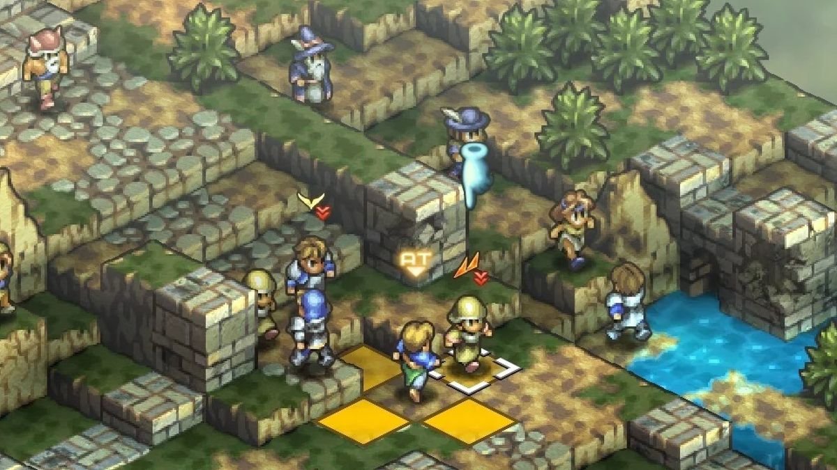 combat map in Tactics Ogre: Reborn