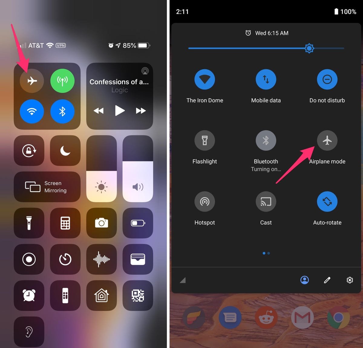 Besoin d'une meilleure réception de téléphone portable ? Essayez ces 10 conseils pour booster votre signal faible 2 mode-avion-android-iphone