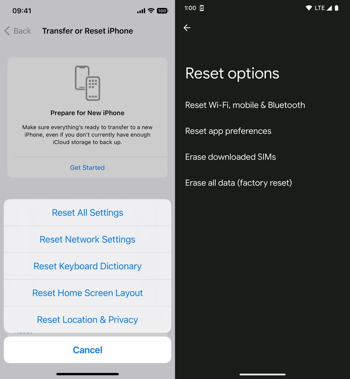 Besoin d'une meilleure réception de téléphone portable ? Essayez ces 10 conseils pour booster votre signal faible 6 Paramètres réseau sur iOS et Android