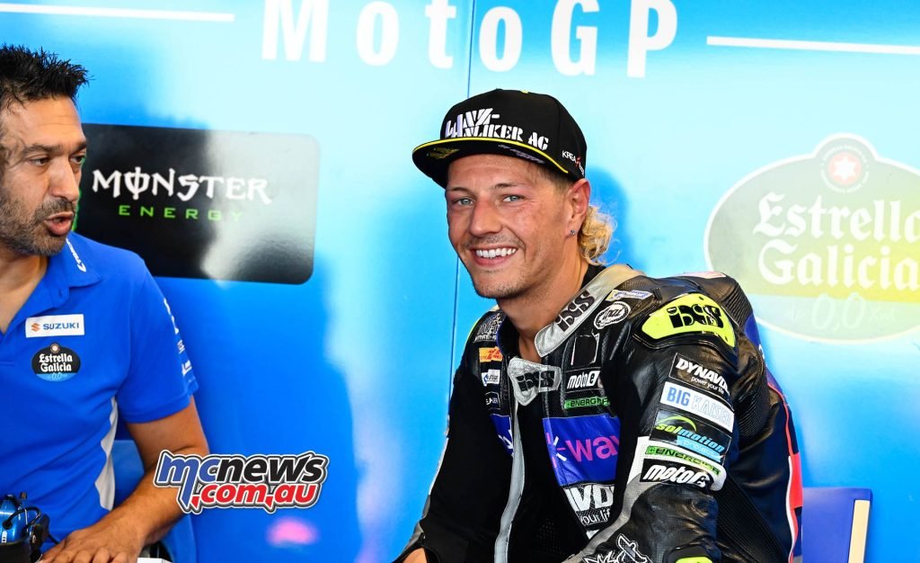 Dominique Aegerter has been busy in the break, clinching the MotoE Championship and then getting a run this week on the Suzuki GSX-RR MotoGP bike at Misano