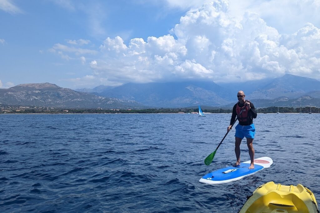 paddle à Calvi, Corse, France