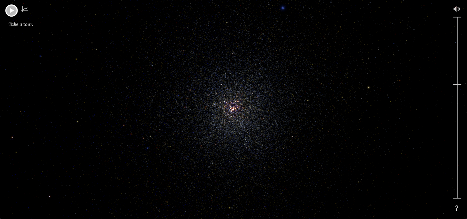 Capture d'écran du site 100 000 étoiles
