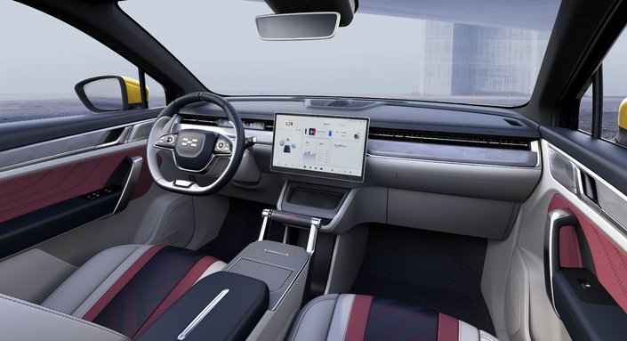 Aiways U6, SUV coupé électrique chinois bientôt en France A l'intérieur, l'ergonomie rappelle furieusement Tesla