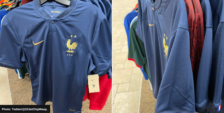 Maillots de la coupe du monde 2022 à domicile pour la France