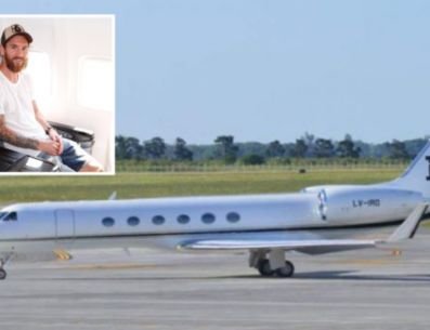Le jet privé de Messi.
