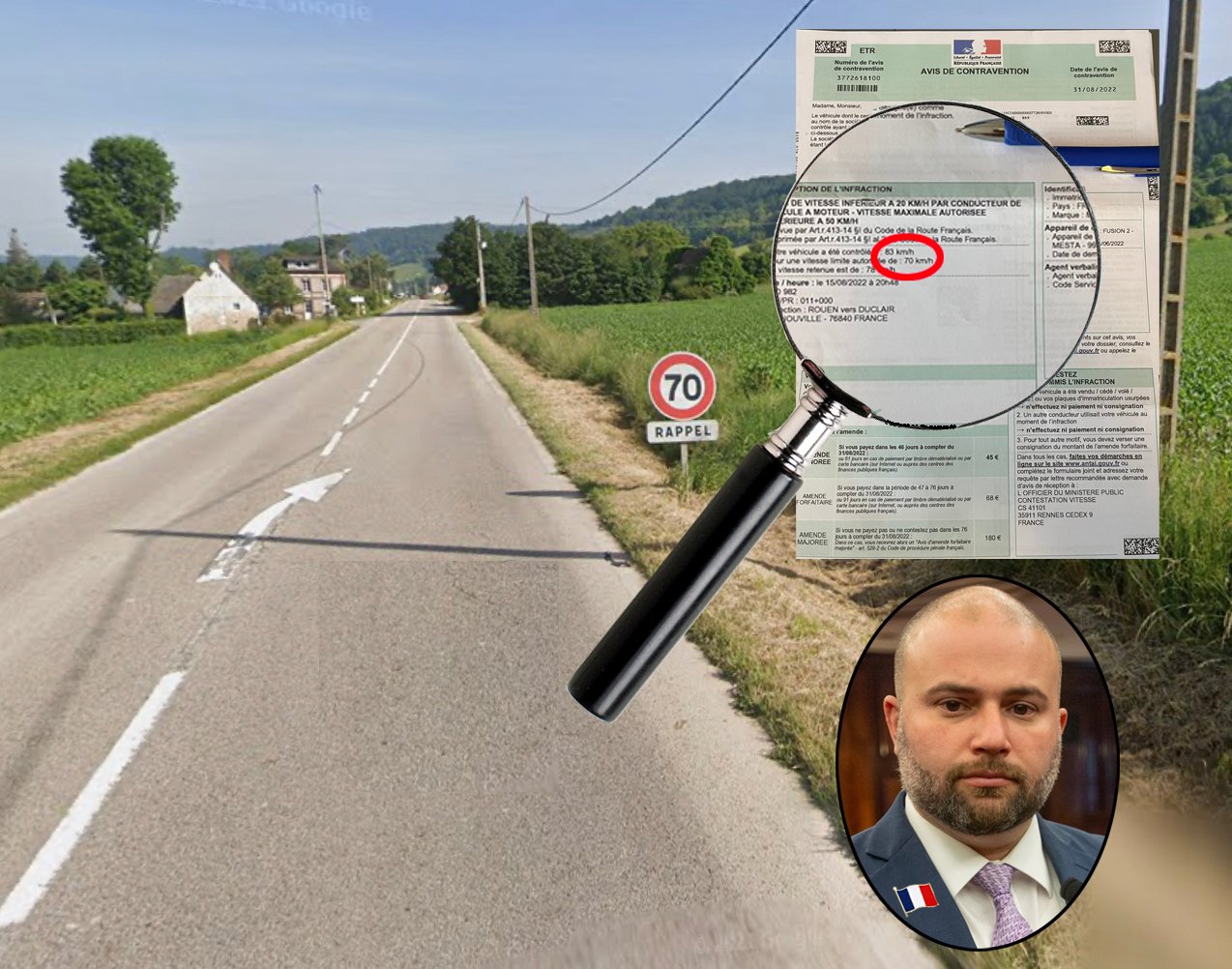 Sacré Bleu !  Staten Island Leadfoot Pol Joe Borelli obtient maintenant des contraventions pour excès de vitesse en France!