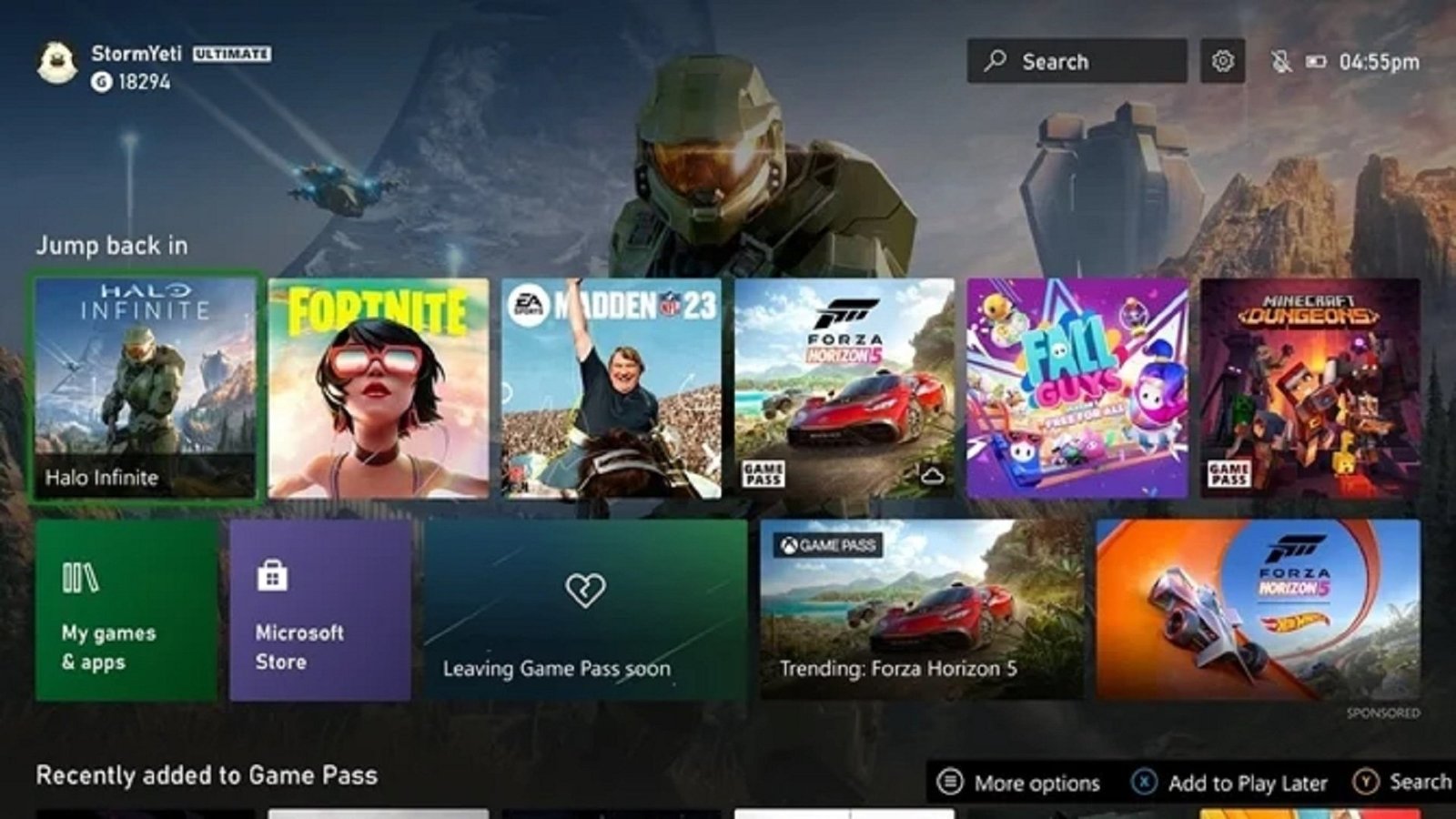 Tableau de bord Microsoft sur Xbox : non, vous ne pouvez pas récupérer les lames 1 Tableau de bord Microsoft sur Xbox non vous ne pouvez