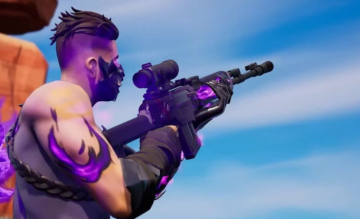 La prochaine mise à jour de Fortnite pourrait apporter l'arme DMR Cobra (Image via Epic Games)
