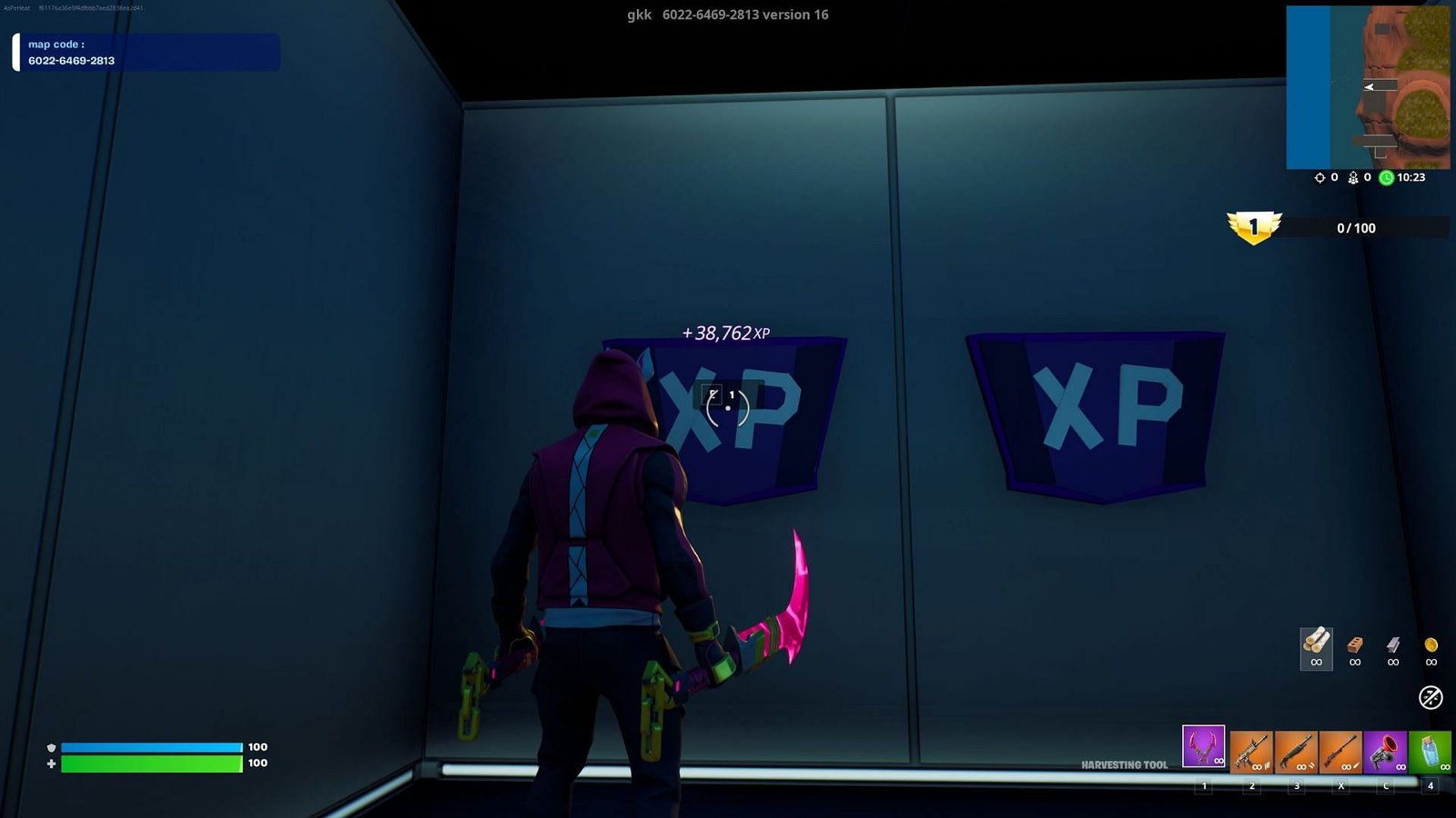 Interagissez avec deux autres boutons et vous gagnerez plus d'XP (Image via Epic Games)