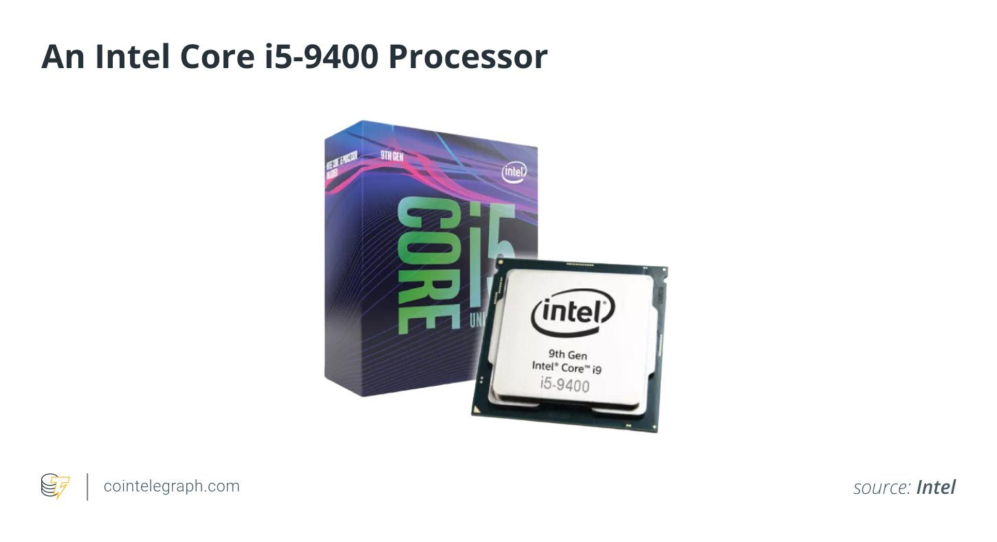 Un processeur Intel Core i5-9400