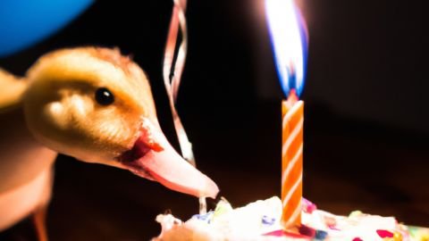 Tout le monde peut désormais utiliser de puissants outils d'IA pour créer des images. Qu'est ce qui pourrait aller mal? | CNN Affaires 1 Cette image d'un canard soufflant une bougie sur un gâteau a été créée par Rachel Metz de CNN via DALL-E 2.