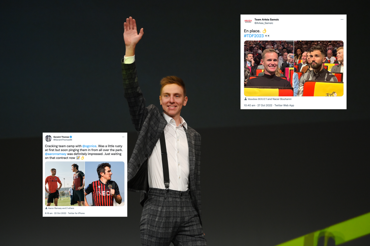 Tweets de la semaine : le Tour de France parcourt l’excitation et les cyclistes footballeurs