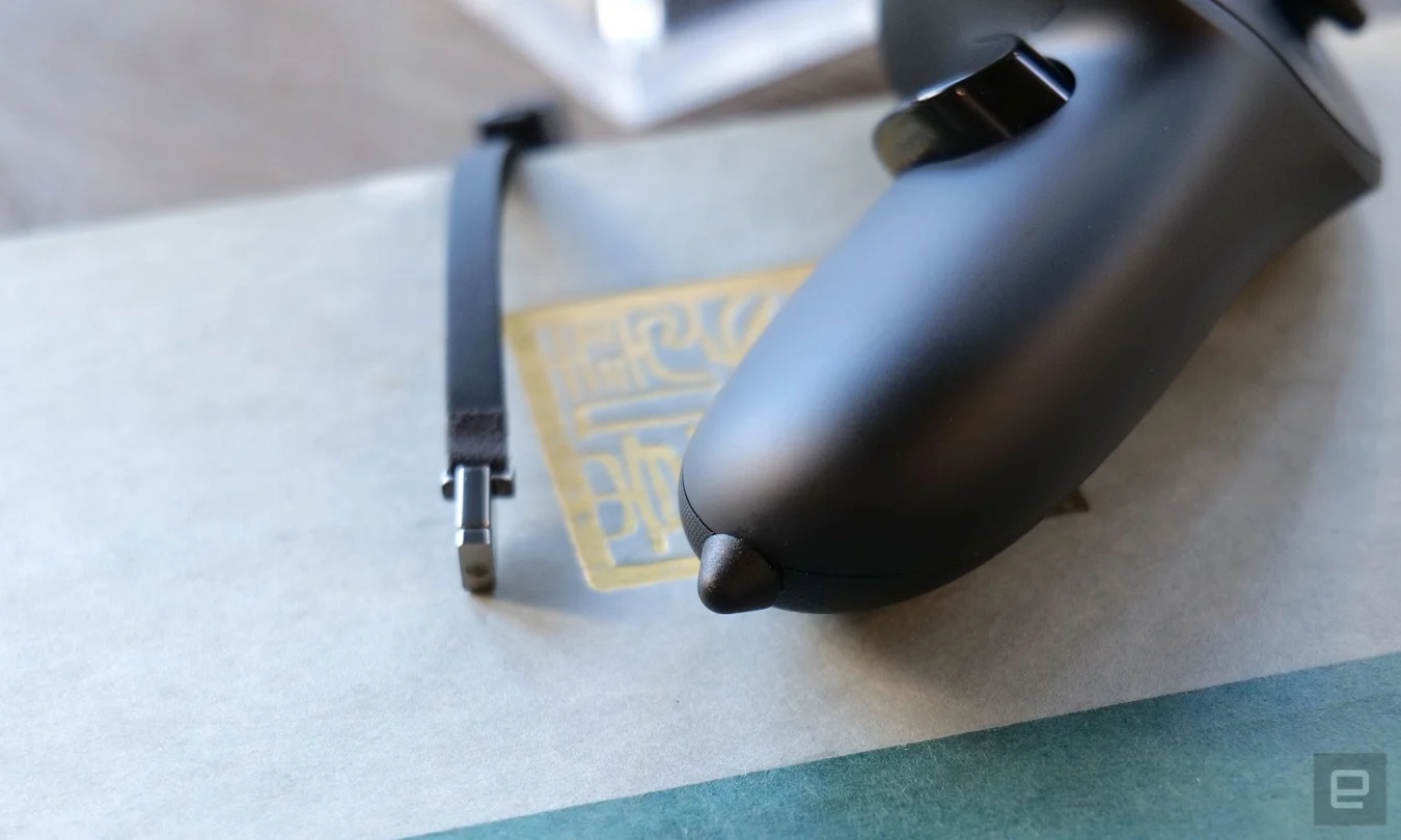 Meta Quest Pro review: A next-gen headset for the VR faithful | Engadget 3 You can attach included stylus nibs to the bottom of the controller for use in painting and drawing apps.