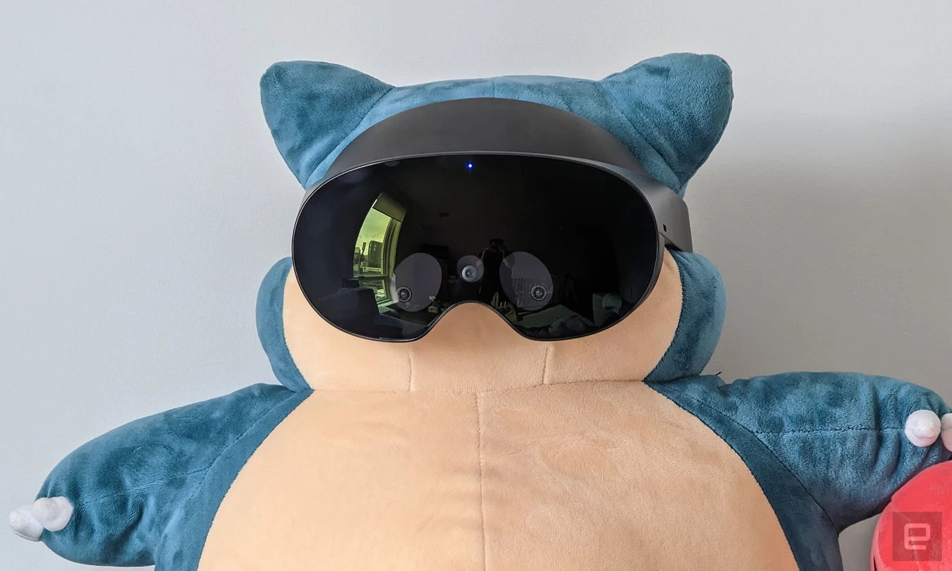 The Quest Pro's interior sensors are use to track face and eye movements to support features like foveated rendering and expressions for VR avatars.