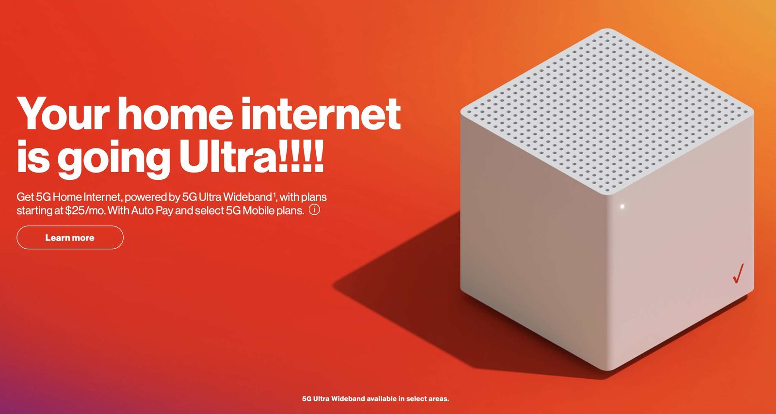 Comparaison Internet à domicile 5G Verizon