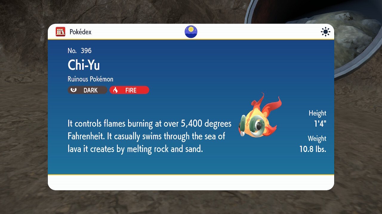 Le sanctuaire bleu Firescourge contient Chi-Yu, le légendaire poisson rouge.