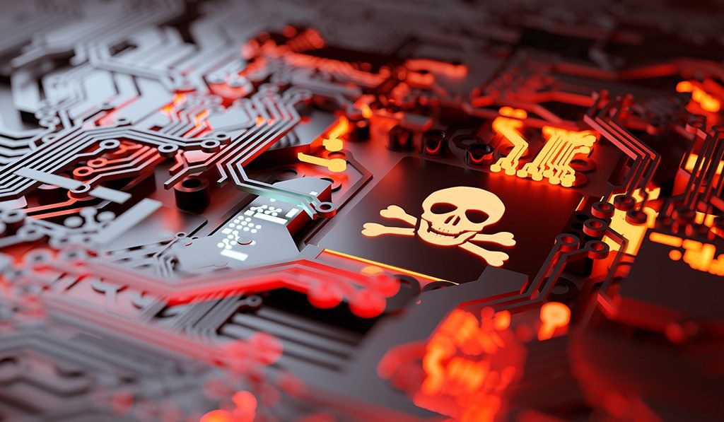 Fond de piratage de matériel informatique